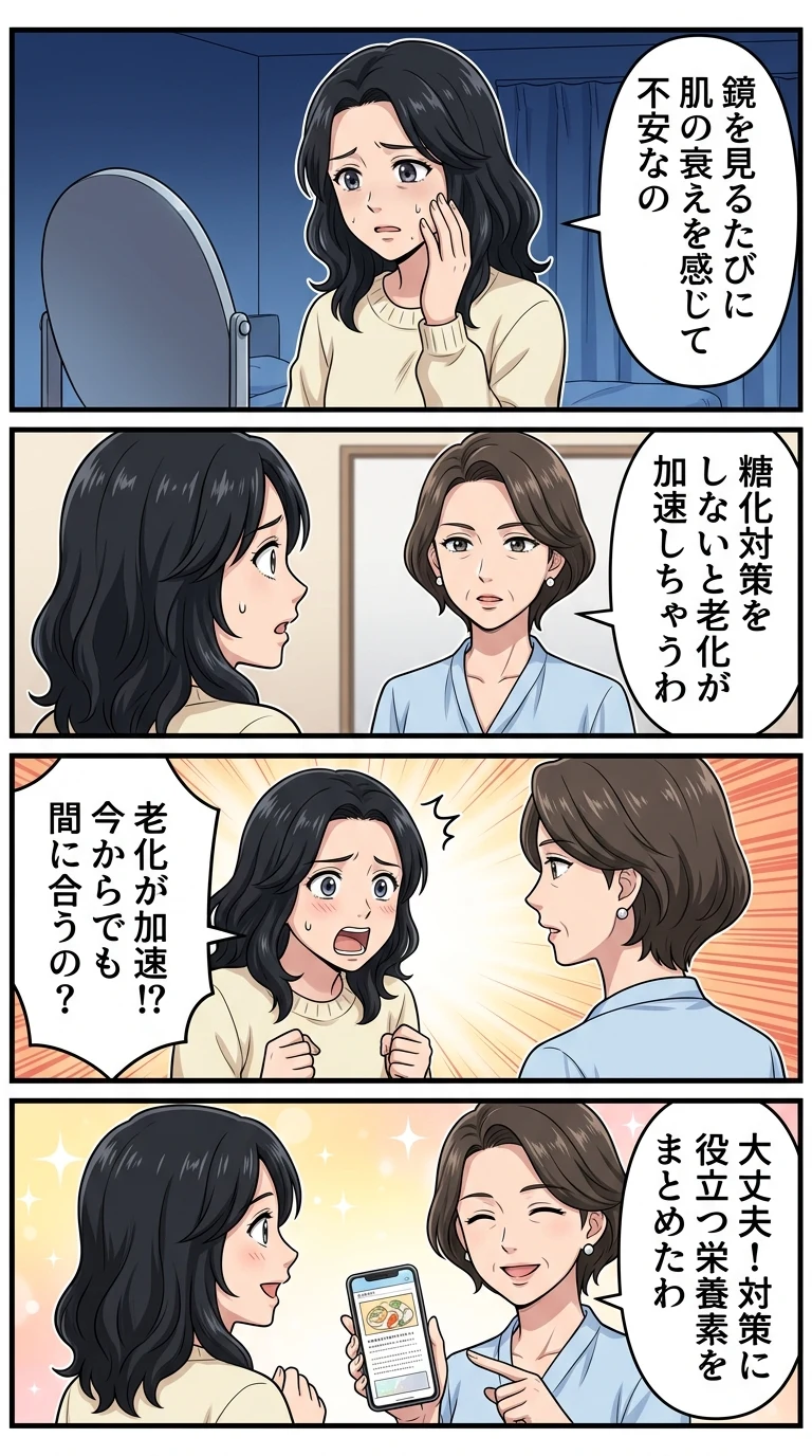 糖化　対策　栄養素