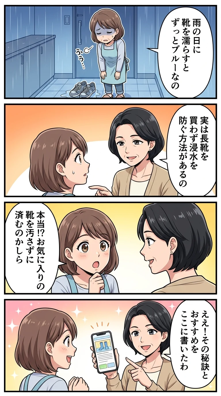 雨の日 靴カバー おすすめ